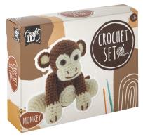 Opakowanie Małpka na szydełku