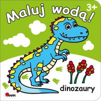 Okładka książki MALUJ WODĄ DINOZAURY