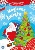 Okładka książki Maluszkowe malowanie. Magiczne święta
