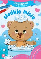 Okładka książki Maluszkowe malowanie. Słodkie misie