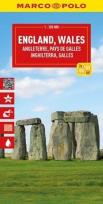 Okładka książki Mapa drogowa Anglia, Walia 1:350 000