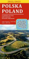 Okładka książki Mapa drogowa Polska 1:800 000 lam w.2022