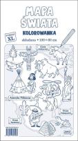 Opakowanie Mapa Świata Kolorowanka XL 2 sztuki