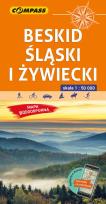 Okładka książki Mapa tur. - B.Śląski i Żywiecki 1:50 000 lam. w.21