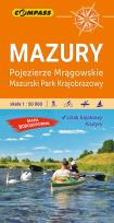 Okładka książki Mapa tur.-Mazury Pojez. Mrągowskie lam.. 1:50 000