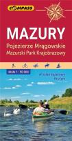 Okładka książki Mapa tur. - Mazury. Pojezierze Mrągowskie 1:50 000