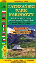 Okładka książki Mapa tur. - Tatrzański Park Narodowy 1:25 000
