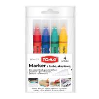 Opakowanie Marker akrylowy 4 kolory