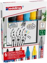 Opakowanie Marker do efektów na flipchartach 6 kolorów