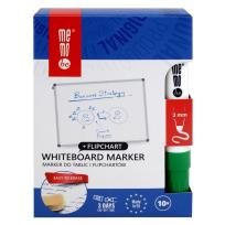 Opakowanie Marker do tablic zielony (10szt) MemoBe