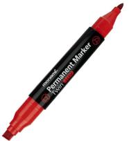 Opakowanie Marker per. dwustronny Twin czerwony (12szt) MONAM