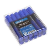 Opakowanie Marker permamentny okrągły niebieski (12szt)