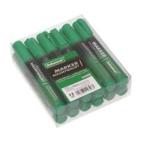 Opakowanie Marker permanentny ścięty zielony (12szt)
