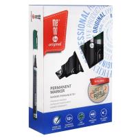 Opakowanie Marker permanentny zielony (12szt) MemoBe