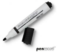 Opakowanie Marker suchościeralny czarny (12szt)