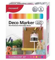 Opakowanie Markery akrylowe Deco Marker 6kol fluo MONAMI