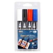 Opakowanie Markery do dekorowania tekstyliów Primary 4 kolory