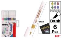 Opakowanie Markery metaliczne 6 kolorów