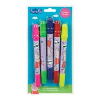 Opakowanie Markery ze stempelkami Świnka Peppa 5el