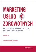Okładka książki Marketing usług zdrowotnych