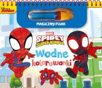 Okładka książki Marvel Spidey i Super-kumple. Wodne kolorowanki. Magiczny pisak