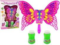 Opakowanie Maszyna do baniek mydlanych różowy motyl