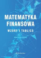 Okładka książki Matematyka finansowa. Wzory i tablice