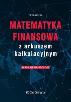 Okładka książki Matematyka finansowa z arkuszem kalkulacyjnym