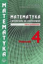 Okładka książki Matematyka i przykłady zast. 4 LO podręcznik ZP