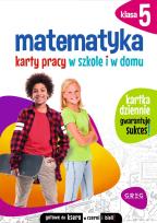 Okładka książki Matematyka. Karty pracy w szkole i w domu. Klasa 5
