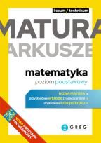 Okładka książki Matematyka. Matura. Arkusze. Poziom podstawowy