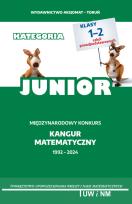 Okładka książki Matematyka z wesołym kangurem Poziom Junior 2024