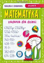Okładka książki Matematyka Zadania dla dzieci Poziom III