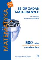 Okładka książki Matematyka Zbiór zadań maturalnych Lata 2002–2022 Poziom rozszerzony 500 zadań Centralnej Komisji Egzaminacyjnej z rozwiązaniami