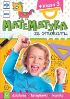 Okładka książki Matematyka ze smokami. Klasa 3. Działania, łamigłówki, komiks