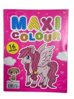 Okładka książki Maxi colour. Jednorożec
