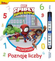 Okładka książki Mazakomania. Poznaję liczby. Marvel Spidey i S