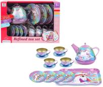 Opakowanie Metalowy zestaw herbaciany 14el