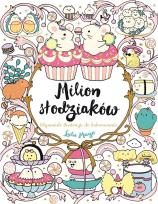 Okładka książki Milion słodziaków. Wspaniałe ilustracje do kolorowania