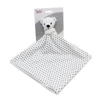 Opakowanie Miluś miś czarno-biały 25cm