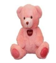 Opakowanie Miś Olaf różowy 34cm