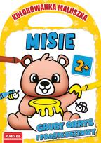 Okładka książki Misie. Kolorowanka maluszka