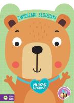 Okładka książki Misiowe łamigłówki. Zwierzaki słodziaki