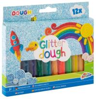 Opakowanie Modelina brokatowa 12 kolorów