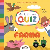 Okładka książki Mój kolorowy quiz. Farma