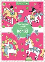 Okładka książki Moje brokatowe naklejki. Koniki