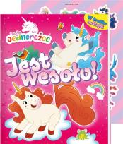 Okładka książki Moje jednorożce Activity cz.4 Jest wesoło!