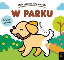 Okładka książki Moje pierwsze malowanki. W parku. Gruby obrys