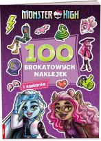 Okładka książki Monster High 100 brokatowych naklejek