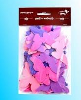 Opakowanie Motyle różowo-fioletowe 52szt